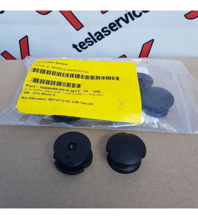 Клипса шпильки бокса 2WD, Tesla Model S (OEM 1009089-00-A)