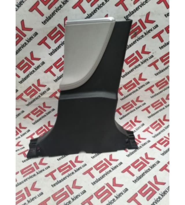 Накладка нижняя стойки В левая PUR GRAY - NON-WRAPPED {MS_MSR}, Tesla Model S (OEM 1024631-15-C)
