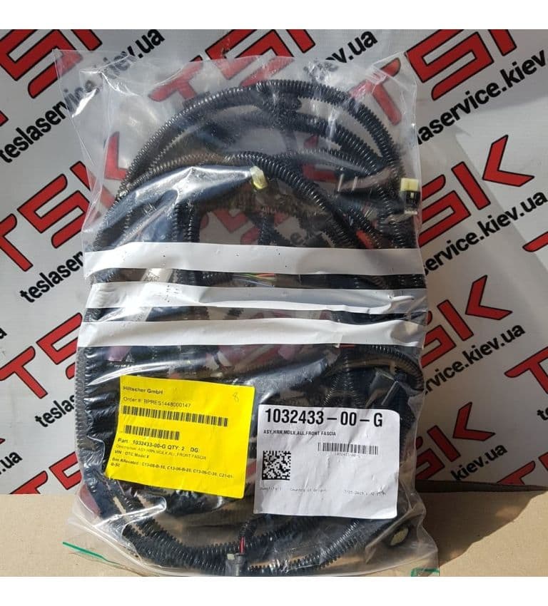 Электропроводка бампера переднего (2АП), Tesla Model X (OEM 1032433-00-G)