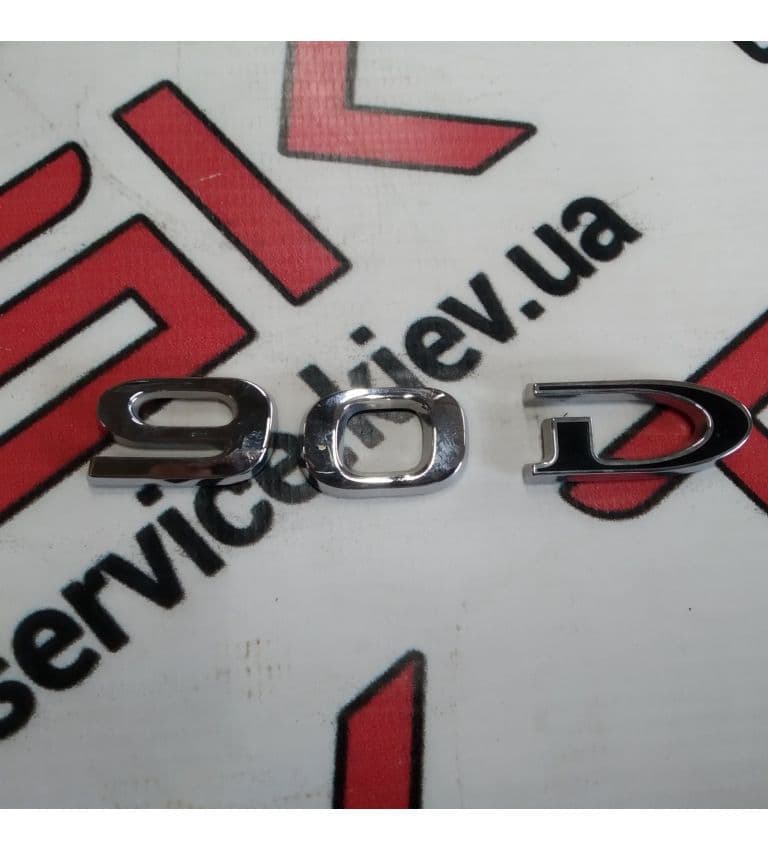 Емблема 90D {MS_MSR_MX}, Tesla Model S (OEM 1059266-00-A)