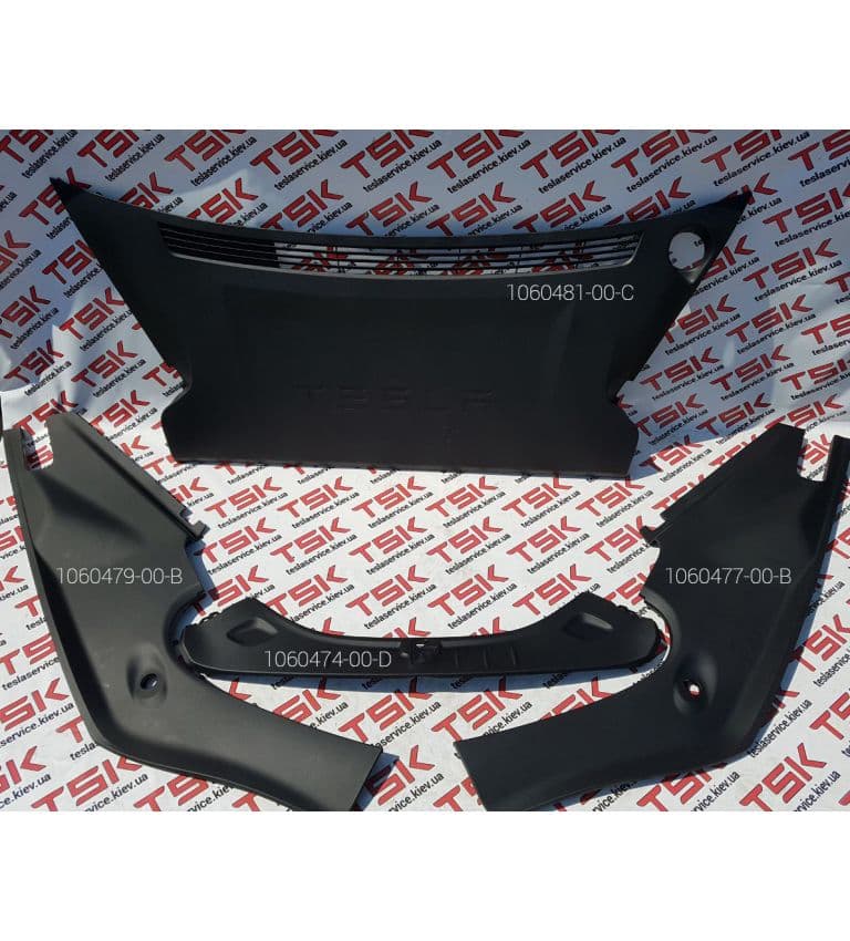 Пластик бокса подкапотного передний, Tesla Model S (OEM 1060474-00-D)