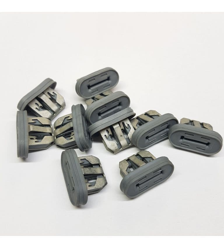 Клипса крепления накладки порога 21x6, Tesla Model 3 (OEM 1110167-00-A)