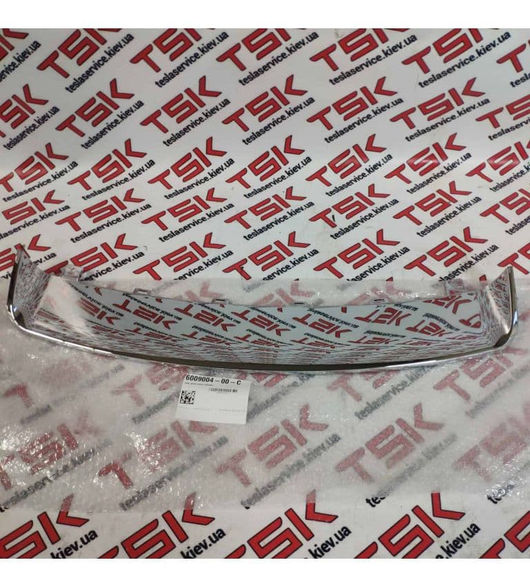 Накладка декоративная бампера заднего хром, Tesla Model S (OEM 6009004-00-C)