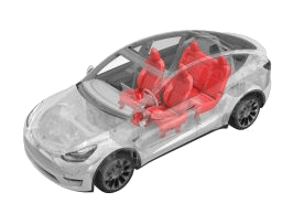 Tesla Model Y — Сидіння