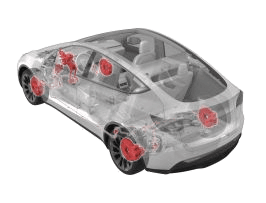 Tesla Model Y — Гальмівна система