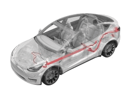 Tesla Model Y — Високовольтна система