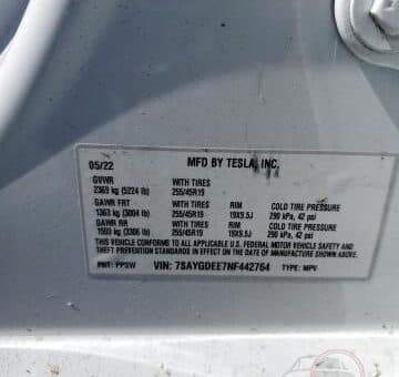 Tesla Model Y 2022
