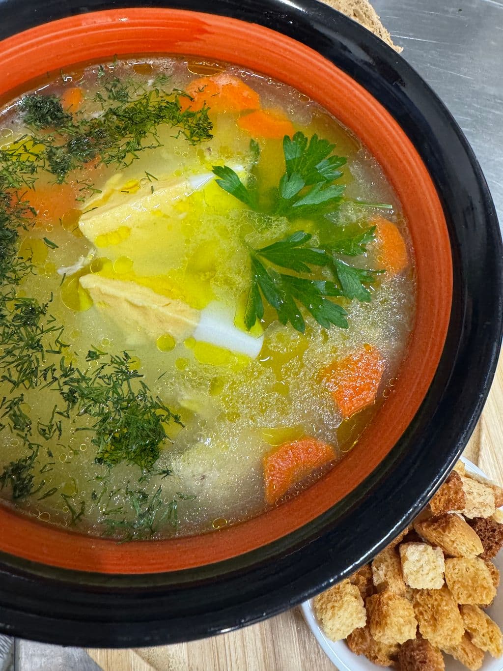 Курячий суп — Taverna Good Beer у Сонячному березі
