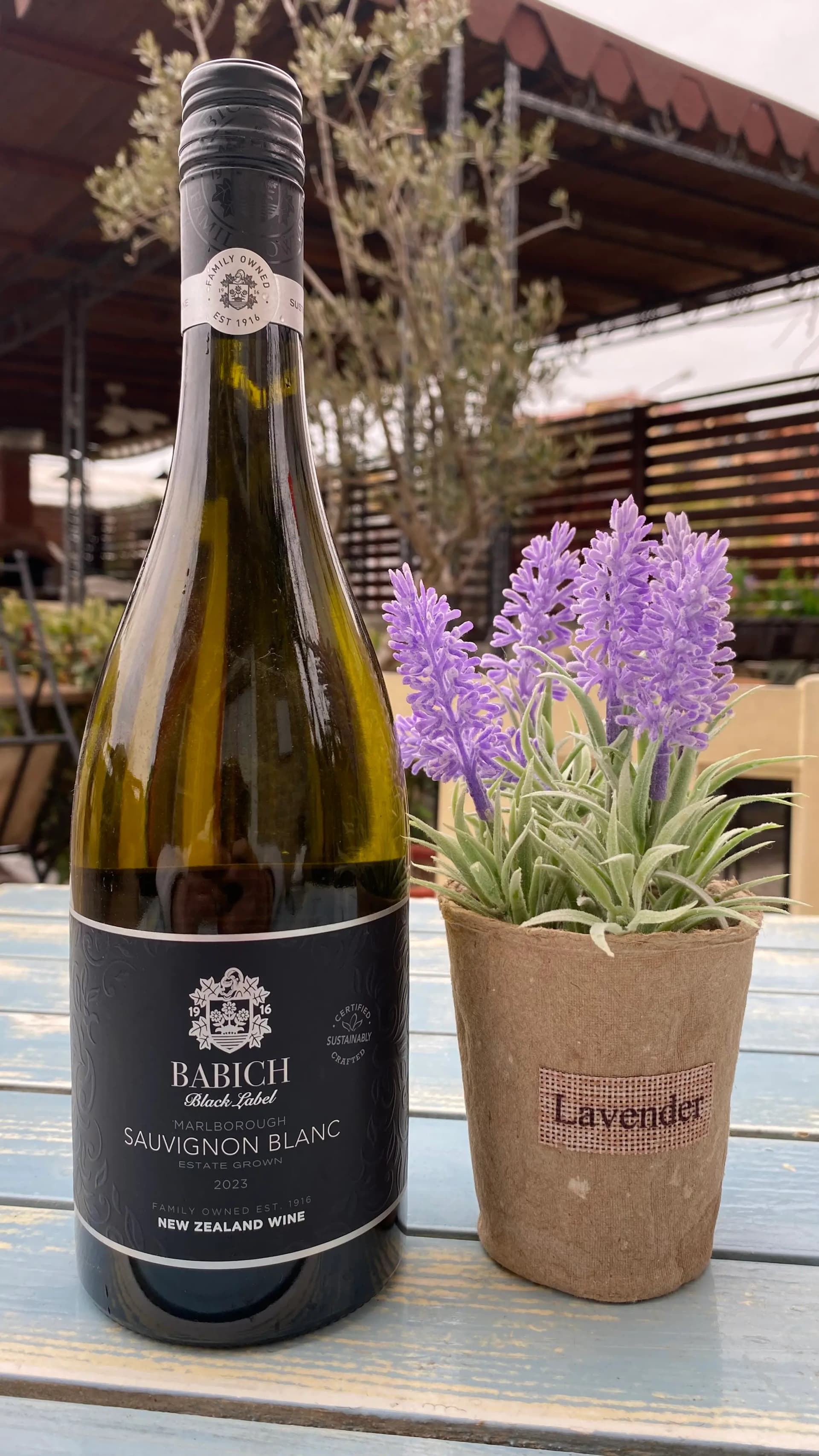 Вино Babich Sauvignon Blanc 150 мл — The Step Garden, Слънчев бряг