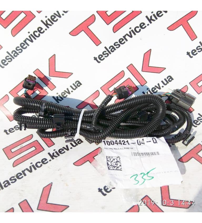 Электропроводка бампера заднего (6 парктроников), Tesla Model S (OEM 1004421-04-Q)