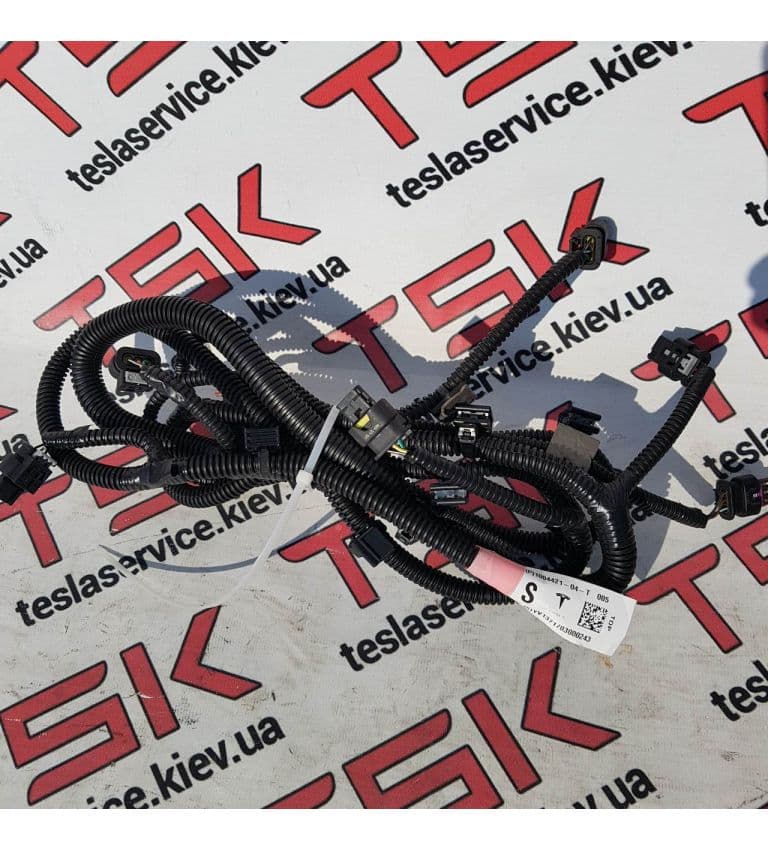 Электропроводка бампера заднего (6 парктроников) 2АП, Tesla Model S (OEM 1004421-04-T)