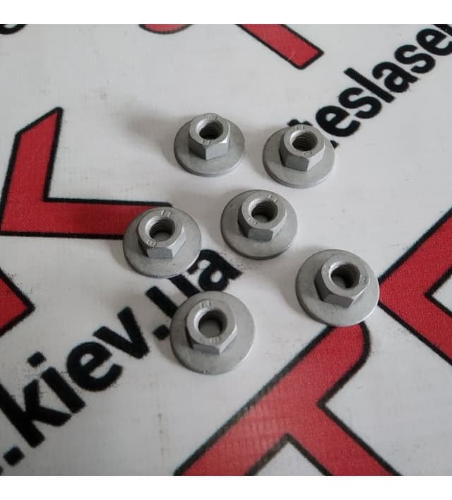 Гайка M6-1.00 8 ZnAl 18 KEPS, Tesla Model S (OEM 1005822-00-A)
