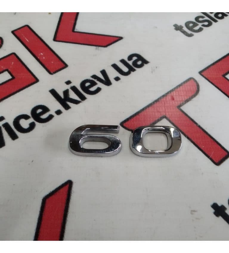 Эмблема "60", Tesla Model S (OEM 1016271-00-B)