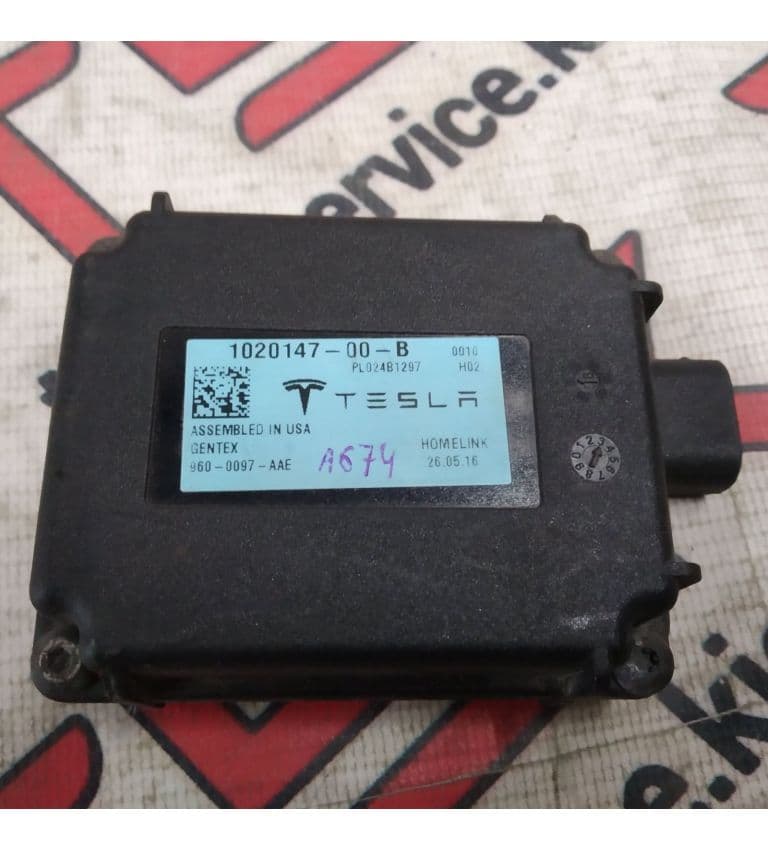 Модуль HOMELINK (EUR) {MS_MSR_MX}, Tesla Model S (OEM 1020147-00-B)