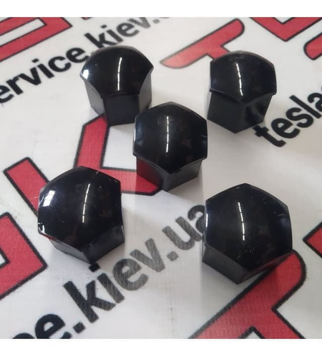 Колпачек колесной гайки (короткий) черный {MX_MS_MSR_M3}, Tesla Model S (OEM 1023838-00-A)