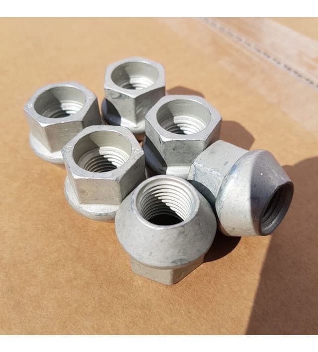 Гайка колёсная нового образца (M14x1.5) {MS_MSR_MX_M3}, Tesla Model 3 (OEM 1027002-00-B)