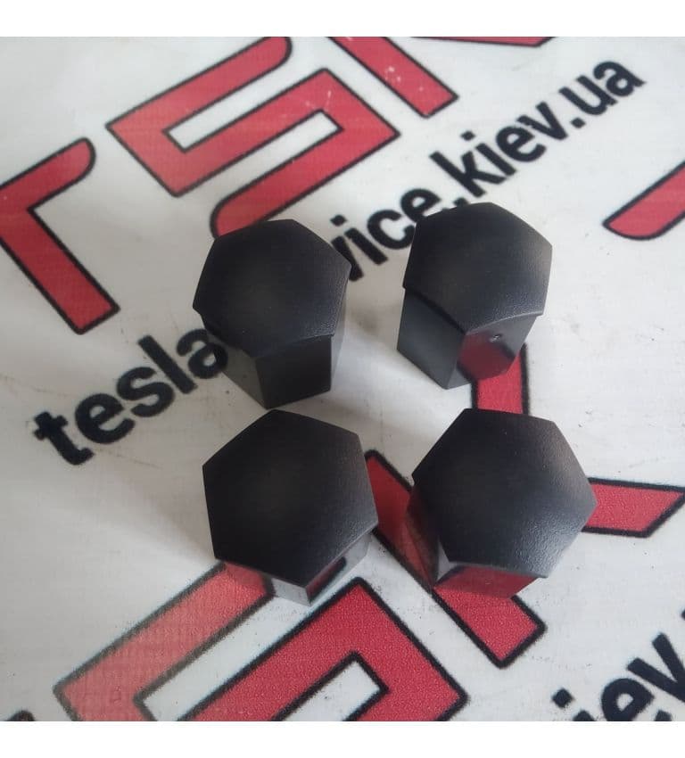 Колпачек колесной гайки (длинный) черный {MS_MSR_MX}, Tesla Model S (OEM 1027010-00-B)