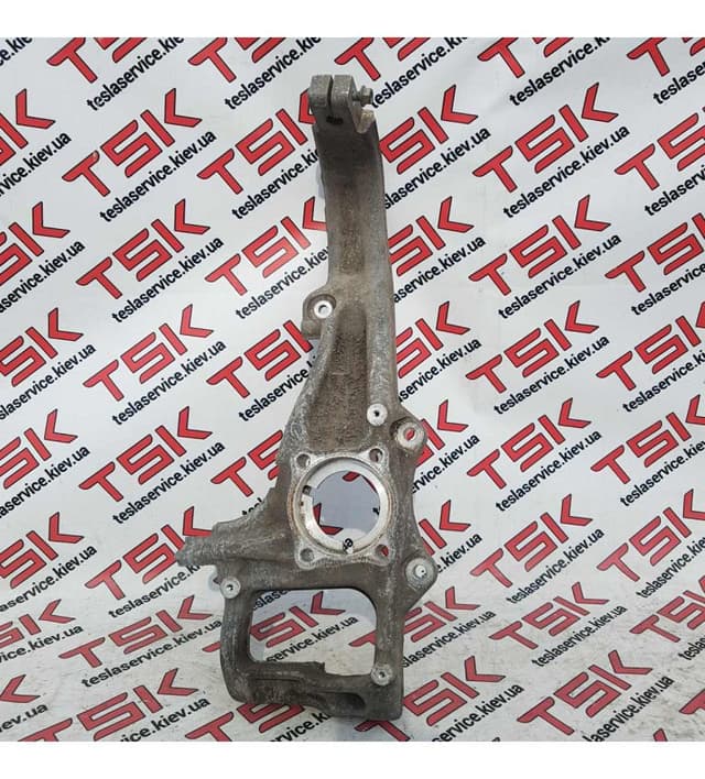 Кулак передний поворотный левый, Tesla Model X (OEM 1027311-00-F)