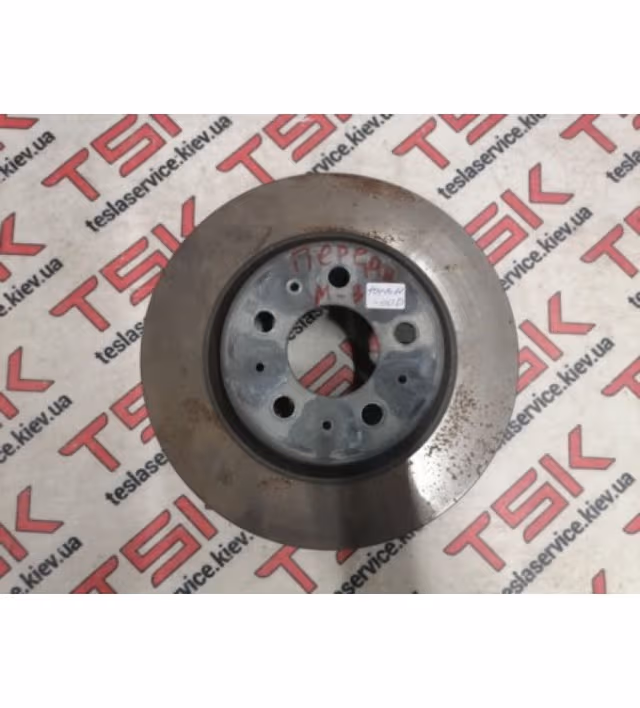 Диск тормозной передний (BASE) сталь, Tesla Model 3 (OEM 1044611-00-D)