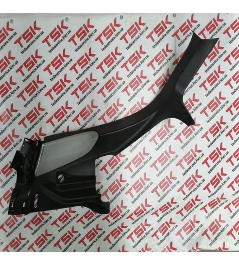 Облицовка стойки C нижняя левая PVC-B GRAY {MS_MSR}, Tesla Model S (OEM 1051768-15-C)