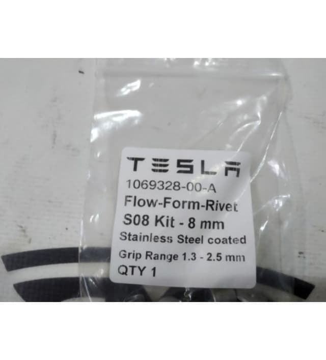 Заклёпка ,S08-8mmSt.Stl 1.3-2.5, Tesla Model 3 (OEM 1069328-00-A)