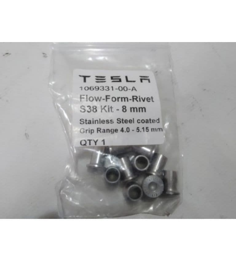 Заклепка S38-8mmSt.Stl4.0-5.15, Tesla Model 3 (OEM 1069331-00-A)