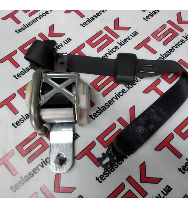 Ремень безопасности передний правый (EUR) BLK/BLK {MS_MSR}, Tesla Model S (OEM 1079282-03-B)