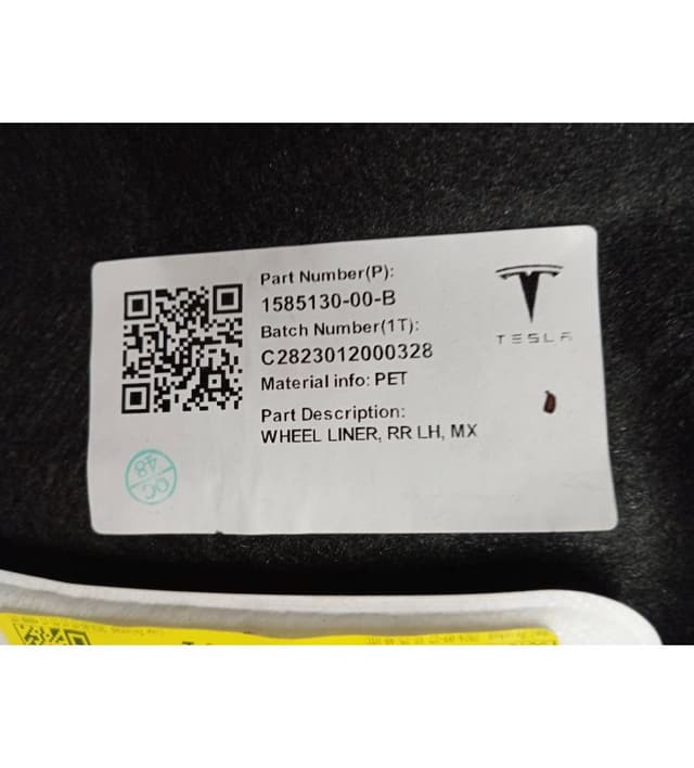 Подкрылок задний левый {MX 21-}, Tesla Model X (OEM 1585130-00-B)
