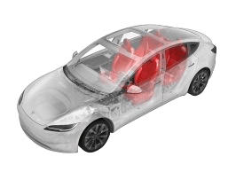 Tesla Model 3 — Сидіння