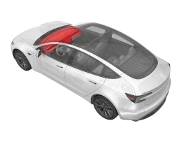 Tesla Model 3 — Панель приладів