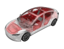 Tesla Model 3 — Внутрішнє оздоблення