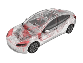 Tesla Model 3 — Електроніка та світло