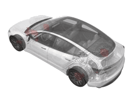 Tesla Model 3 — Гальмівна система