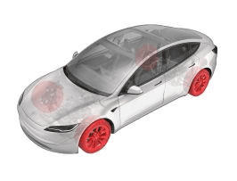 Tesla Model 3 — Колеса та шини