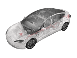 Tesla Model 3 — Високовольтна система