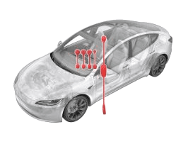 Tesla Model 3 — Зарядні роз'єми
