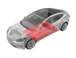 Tesla Model S — Високовольтна батарея