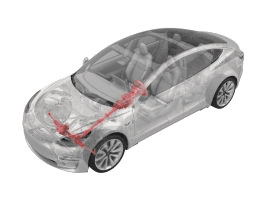 Tesla Model S — Рульове управління