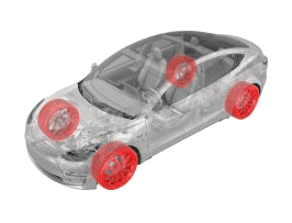 Tesla Model S — Колеса та шини