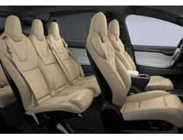 Tesla Model X — Сидіння