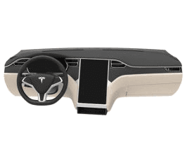 Tesla Model X — Панель приладів