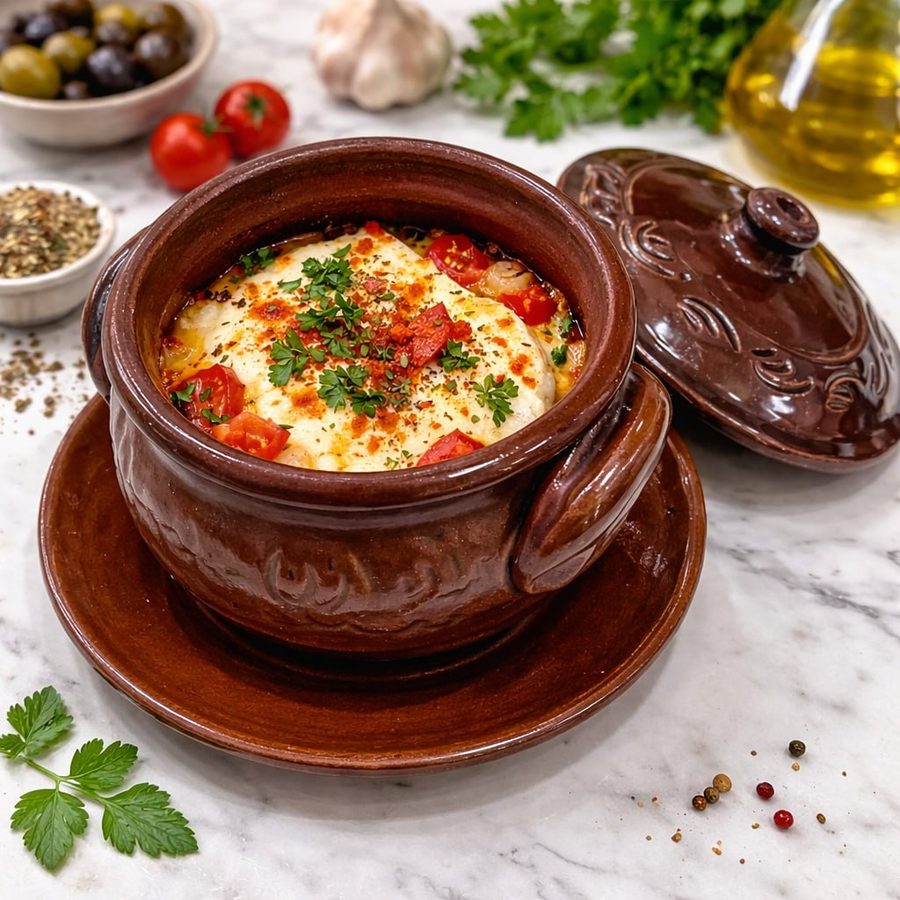 Сирене по-шопськи — Механа Акропол у Несебър
