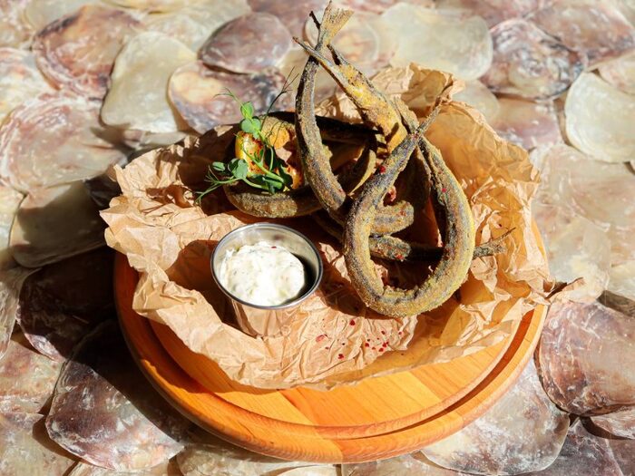 Сарган смажений — Sea Esta Restaurant у Одеса