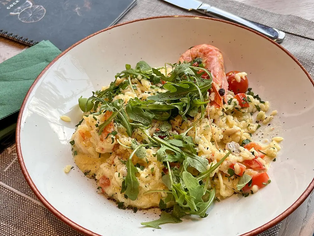 Різото з морепродуктами - The Step Garden Restaurant, Слънчев бряг